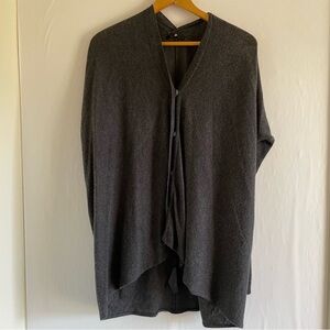 Jarbo Gray Long Sleeve Button Down Cardigan Size 38 EU